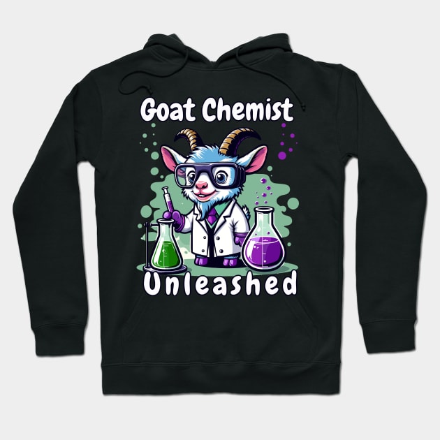 Goat Chemist Unleashed Hoodie by chems eddine